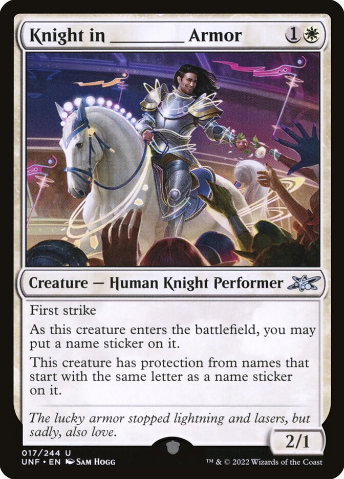 Knight in ________ Armor