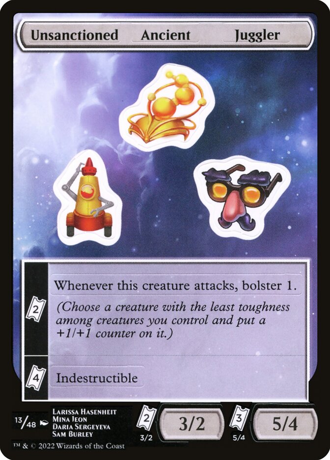 Unsanctioned Ancient Juggler Sticker Sheet