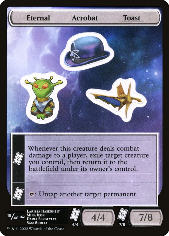 Eternal Acrobat Toast Sticker Sheet