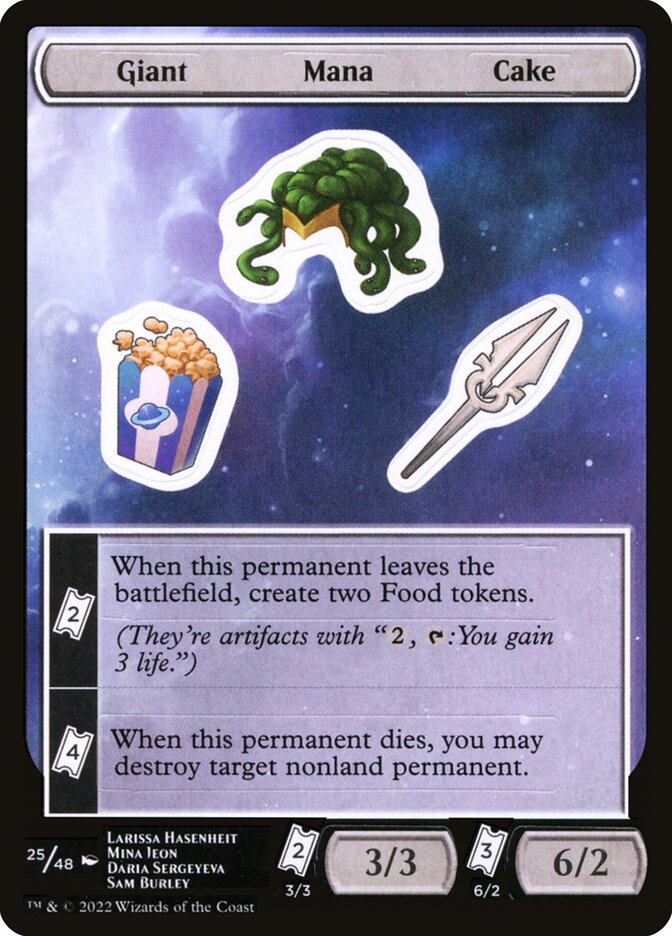 Giant Mana Cake Sticker Sheet