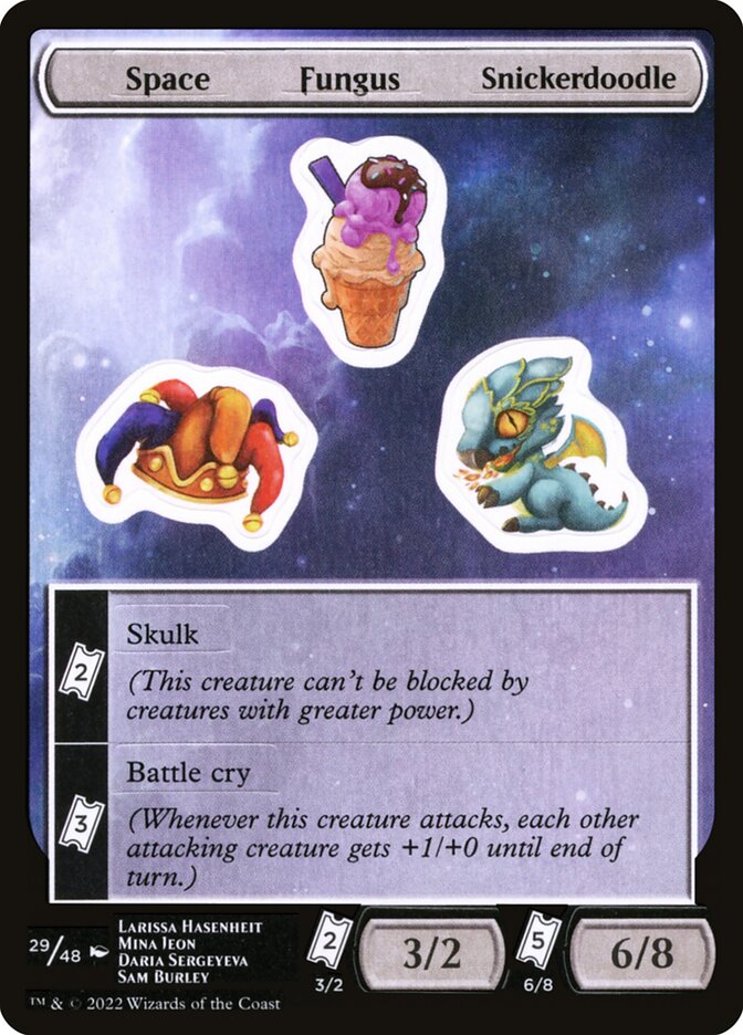 Space Fungus Snickerdoodle Sticker Sheet