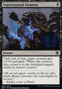 Supernatural Stamina