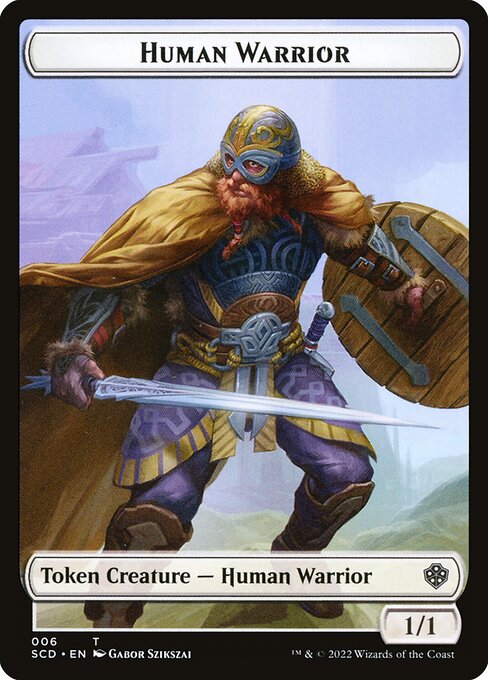 Human Warrior Token // Insect Token