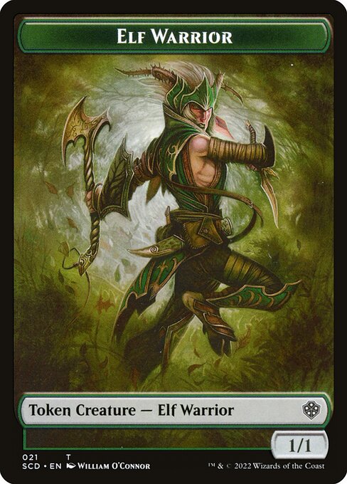 Elf Warrior Token // Cat Beast Token