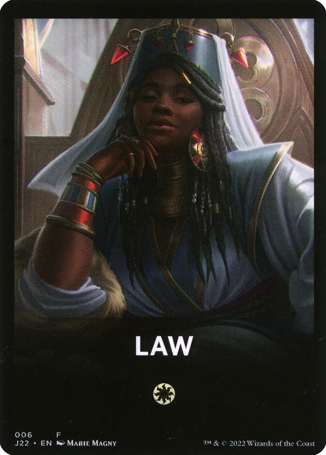 Law Theme Card