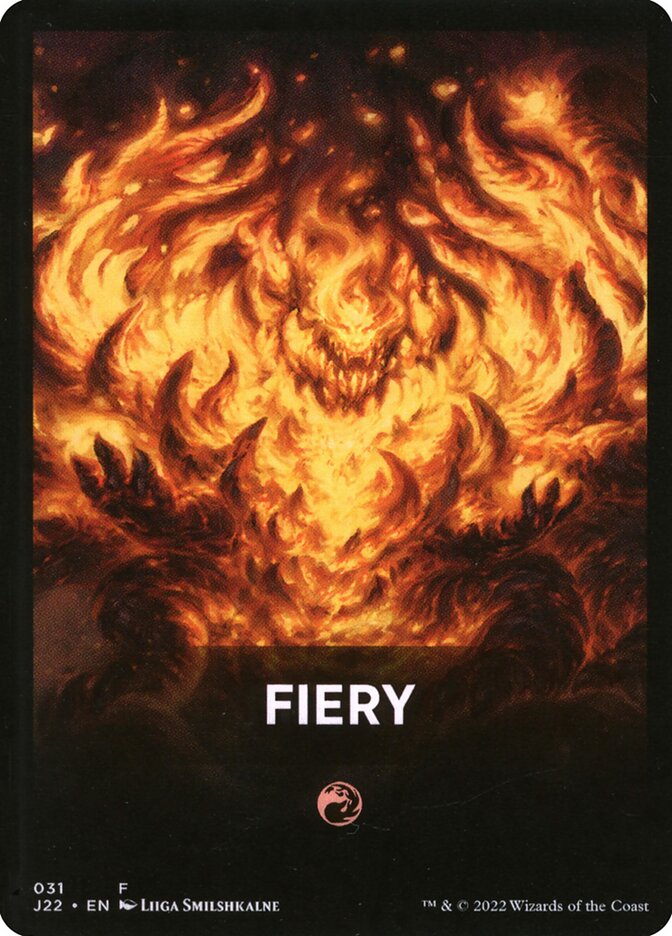 Fiery Theme Card