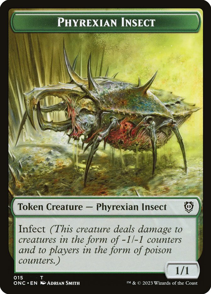 Phyrexian Insect Token // Phyrexian Mite Token