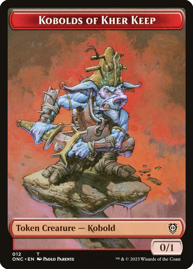 Kobolds of Kher Keep Token // Dragon Token