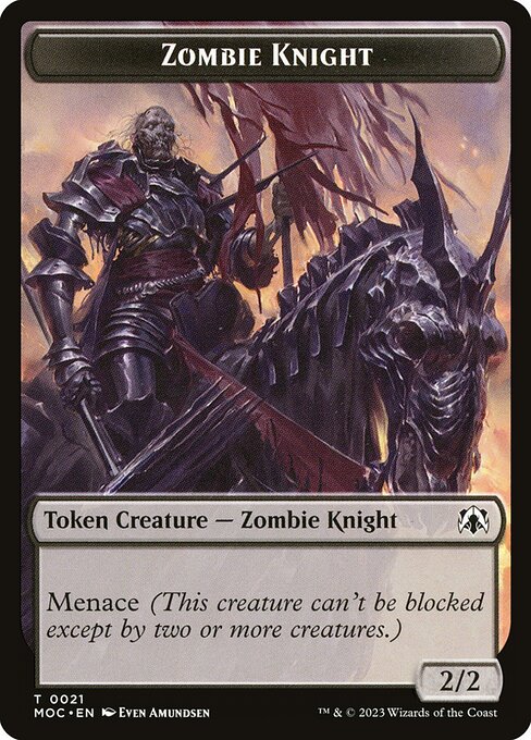 Zombie Knight // Human Token