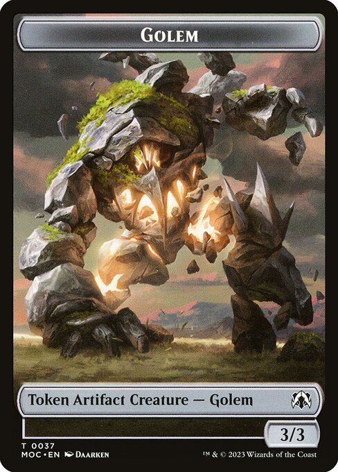 Golem // Blood Token
