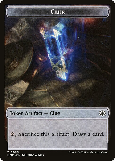 Clue // Golem Token