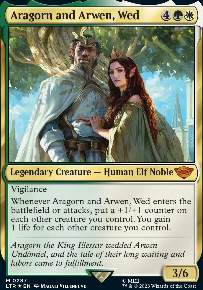 Aragorn and Arwen, Wed