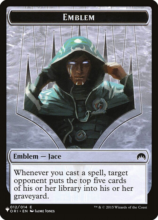 Jace, Telepath Unbound Emblem // Pest Token