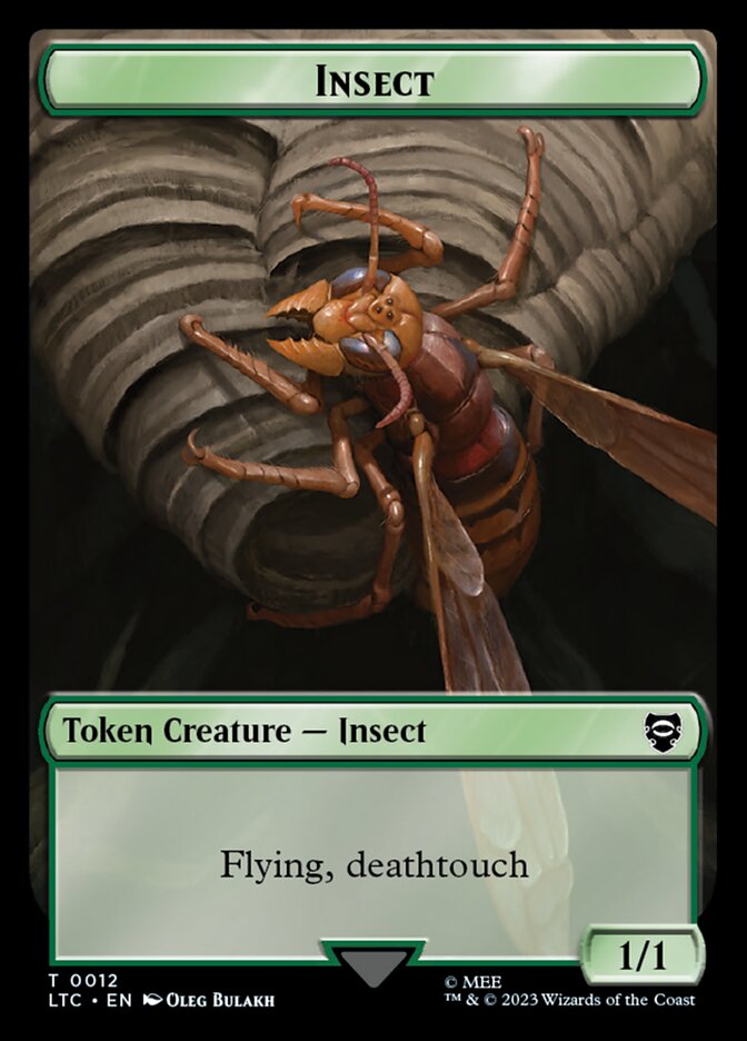 Insect Token // Elf Warrior Token