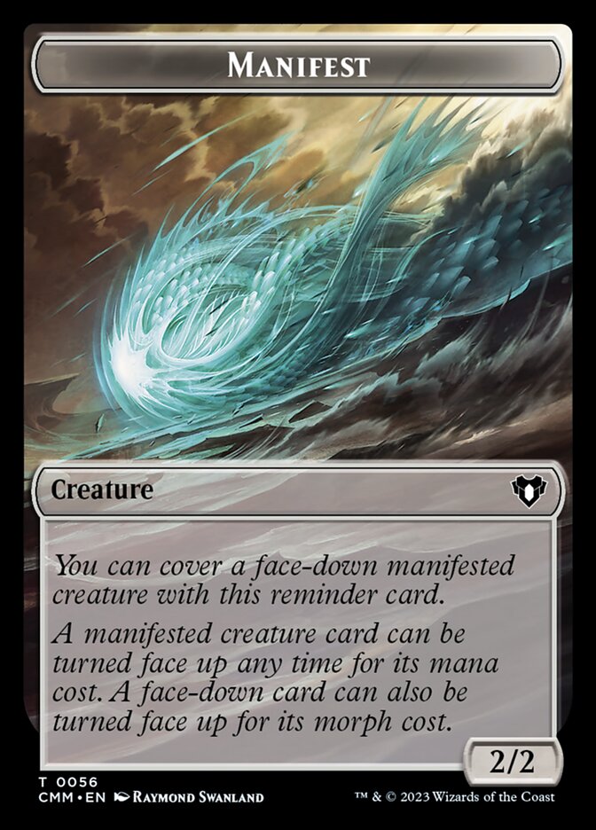 Manifest Token // Eldrazi Scion Token