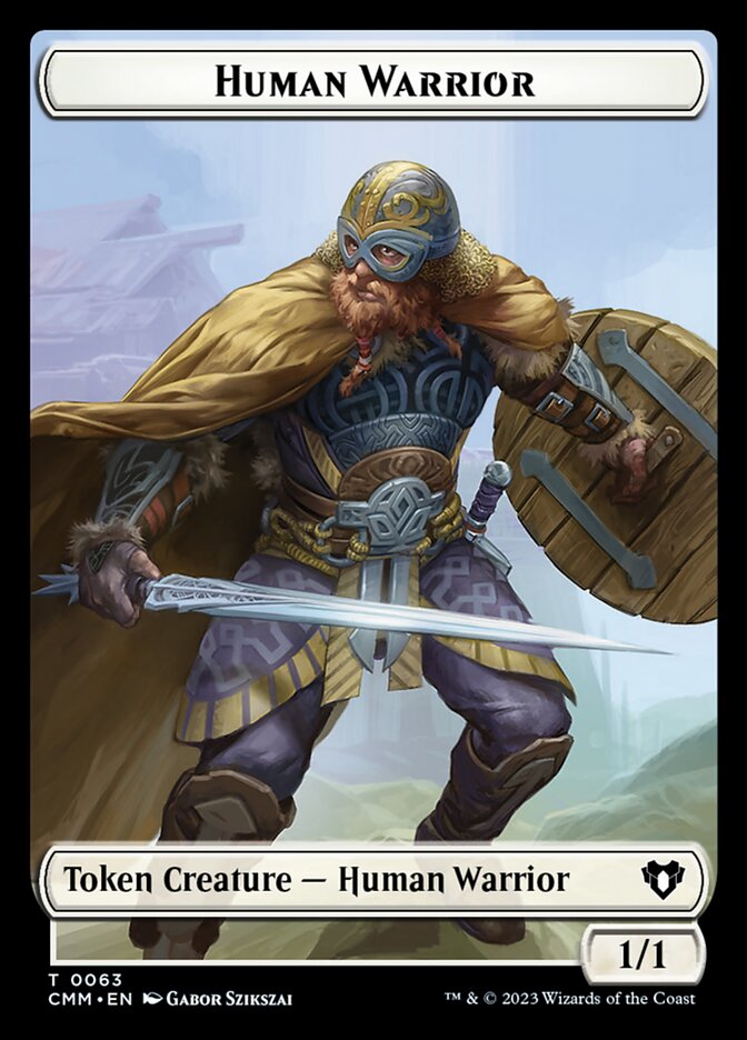 Human Warrior Token // Zombie Army Token
