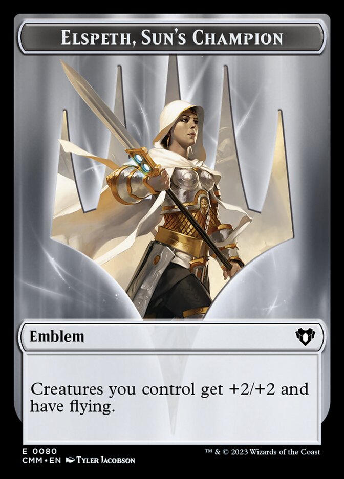 Elspeth, Sun's Champion Emblem // Copy Token