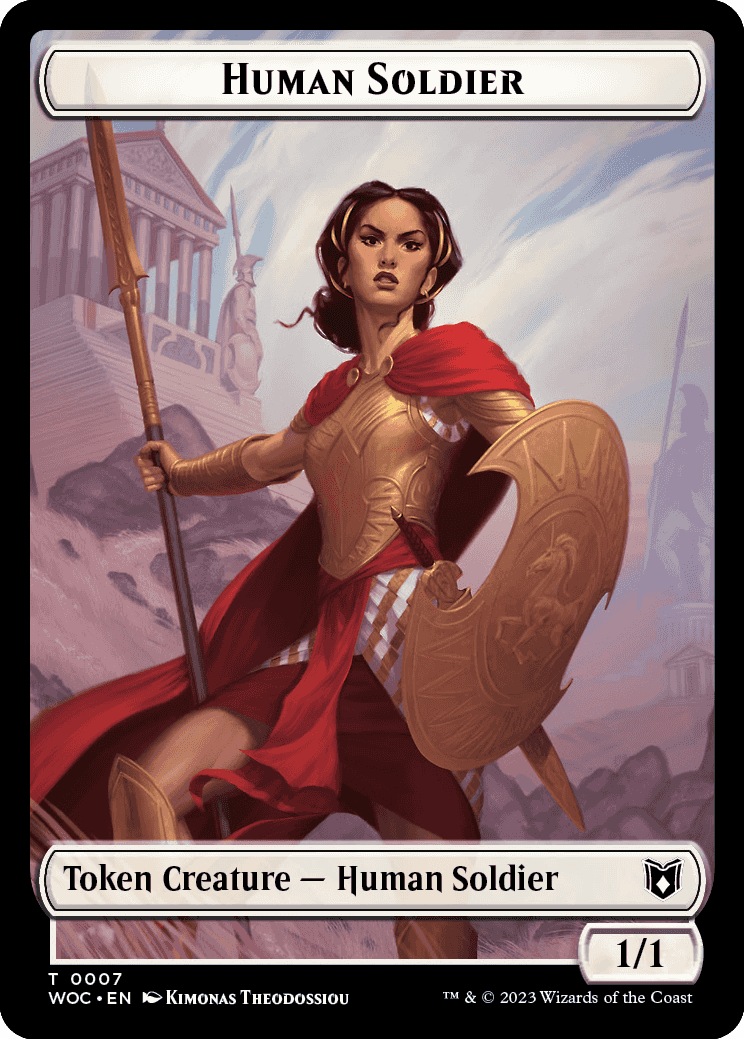 Human Soldier Token // Pirate Token
