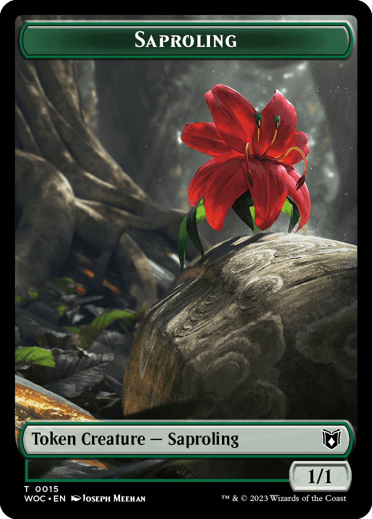 Saproling Token // Faerie Token
