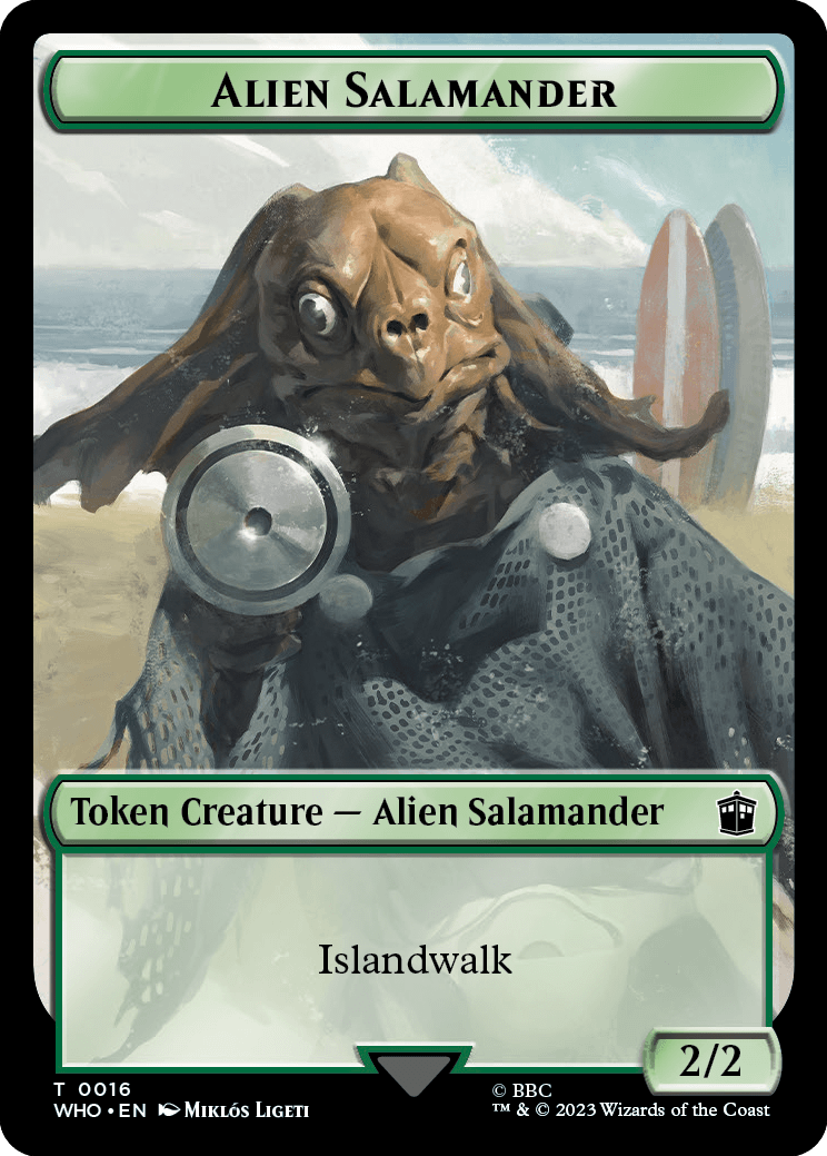 Alien Salamander Token // Alien Insect Token