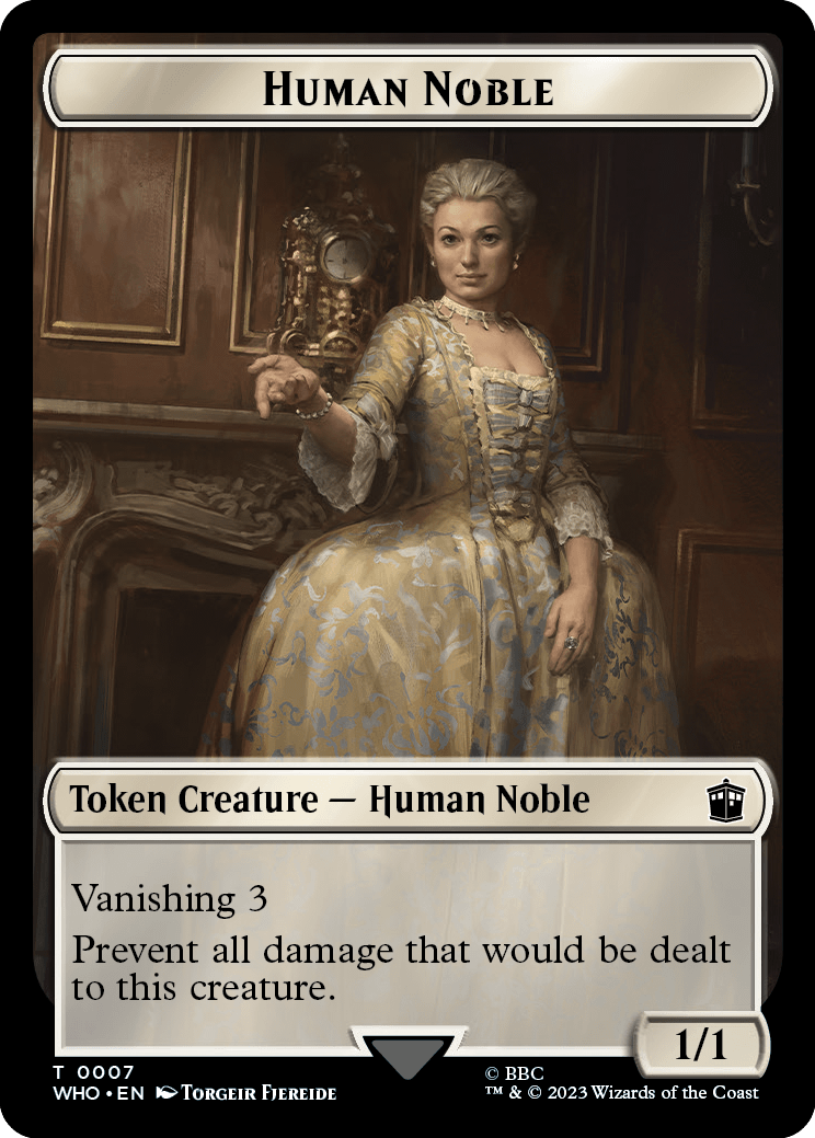 Human Noble Token // Clue Token