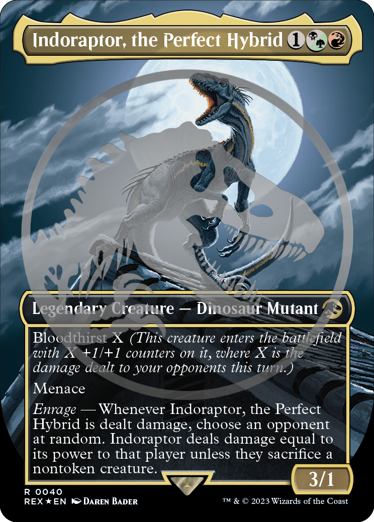 Indoraptor, the Perfect Hybrid