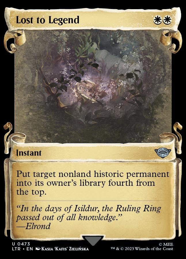 Lost to Legend