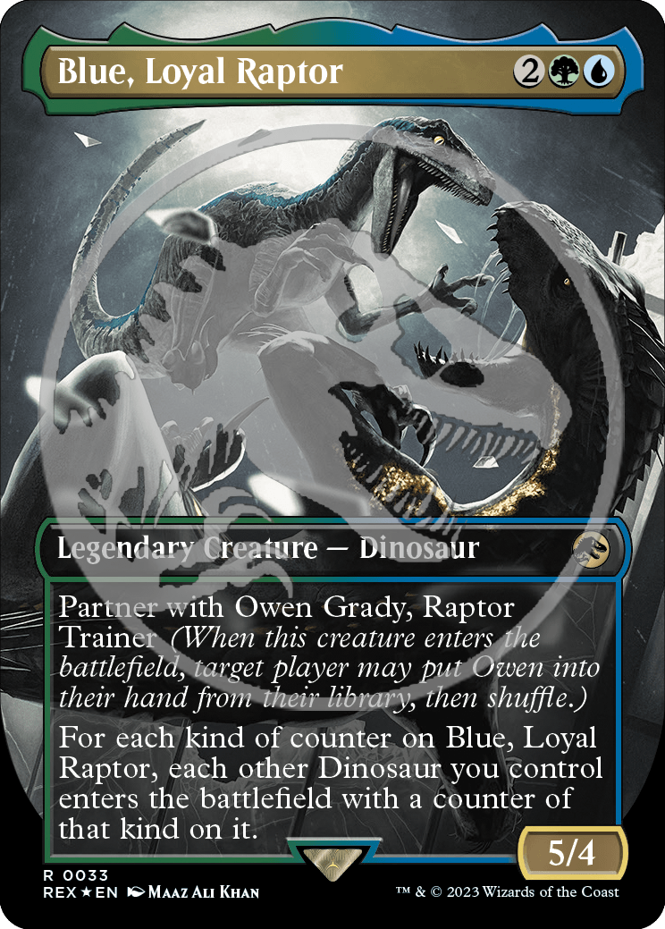 Blue, Loyal Raptor