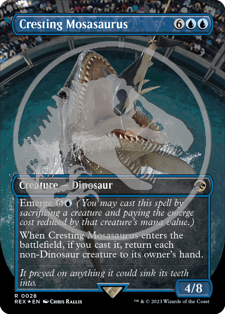 Cresting Mosasaurus