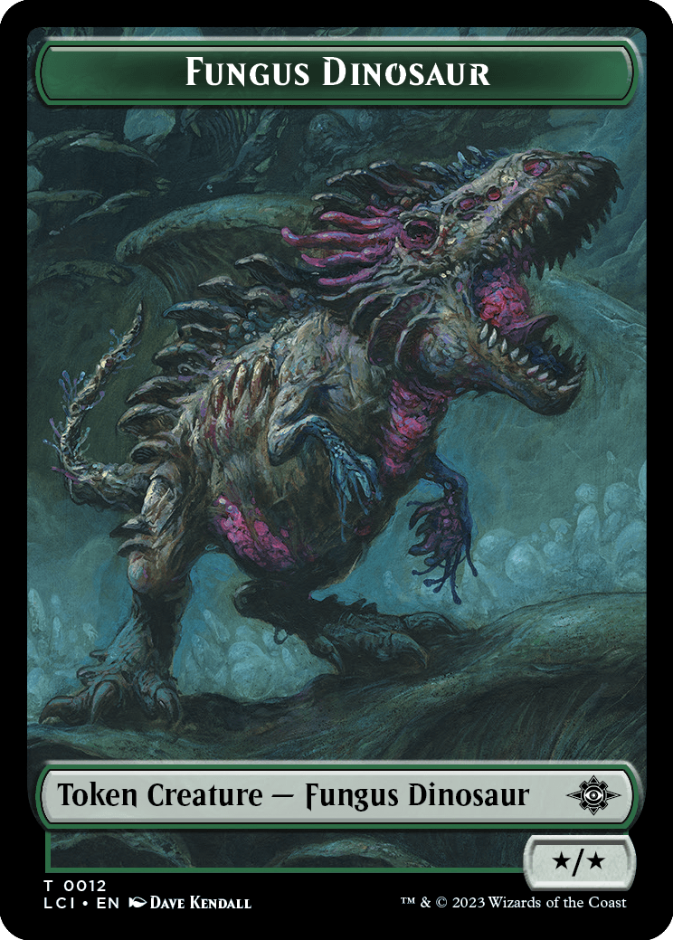 Fungus Dinosaur Token