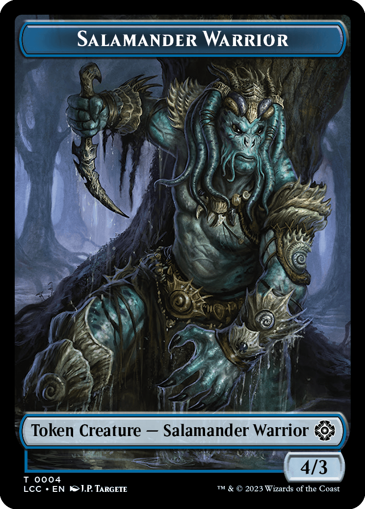 Salamander Warrior Token // Treasure Token