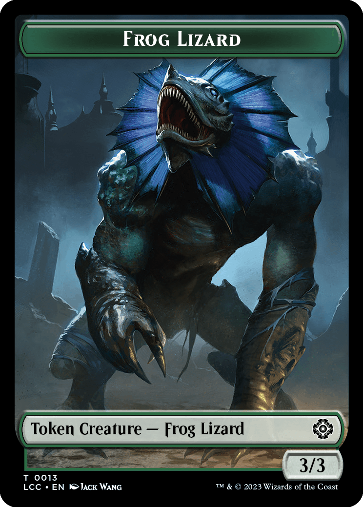 Frog Lizard Token // Merfolk Token