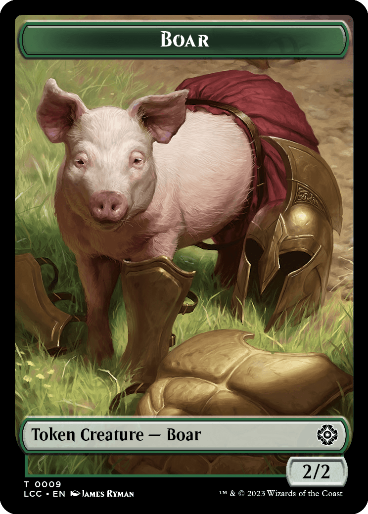 Boar Token // Merfolk Token