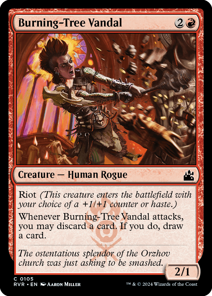 Burning-Tree Vandal