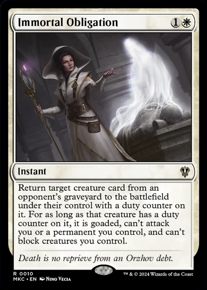 Immortal Obligation