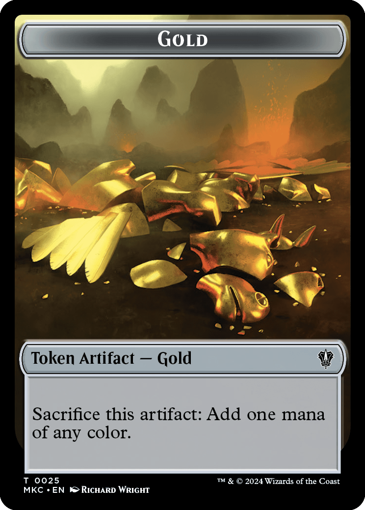 Gold Token // Kobolds of Kher Keep Token