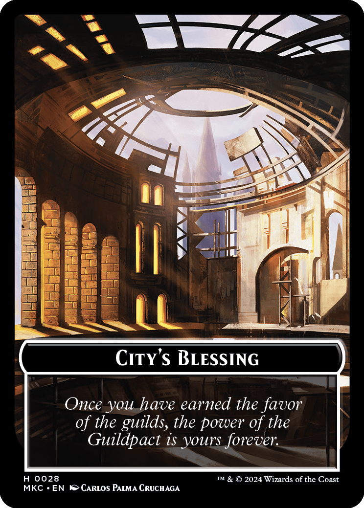 City's Blessing Token // Human Soldier Token