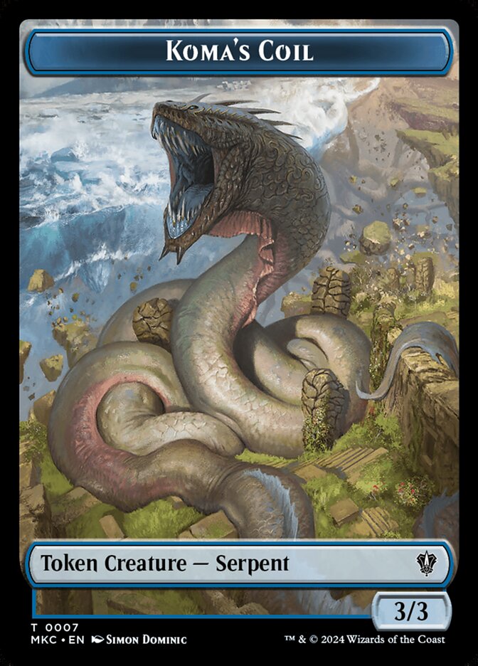 Koma's Coil Token // Drake Token