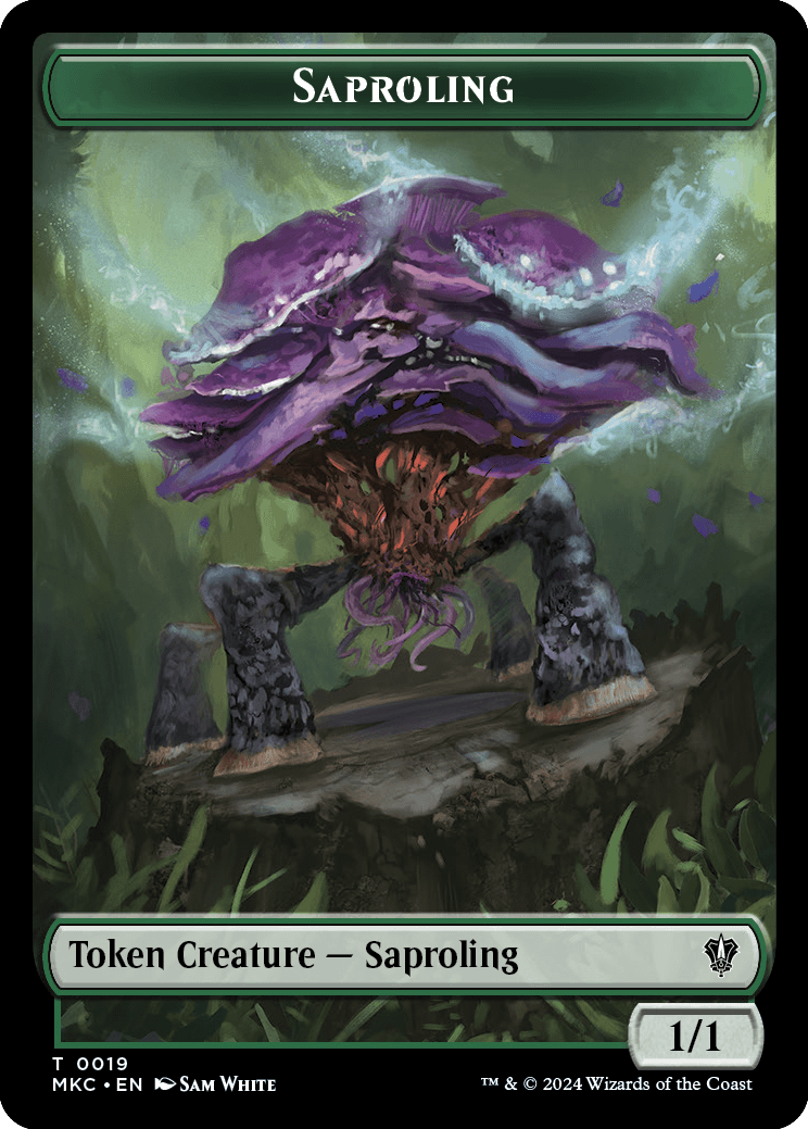 Saproling Token // Manifest Token