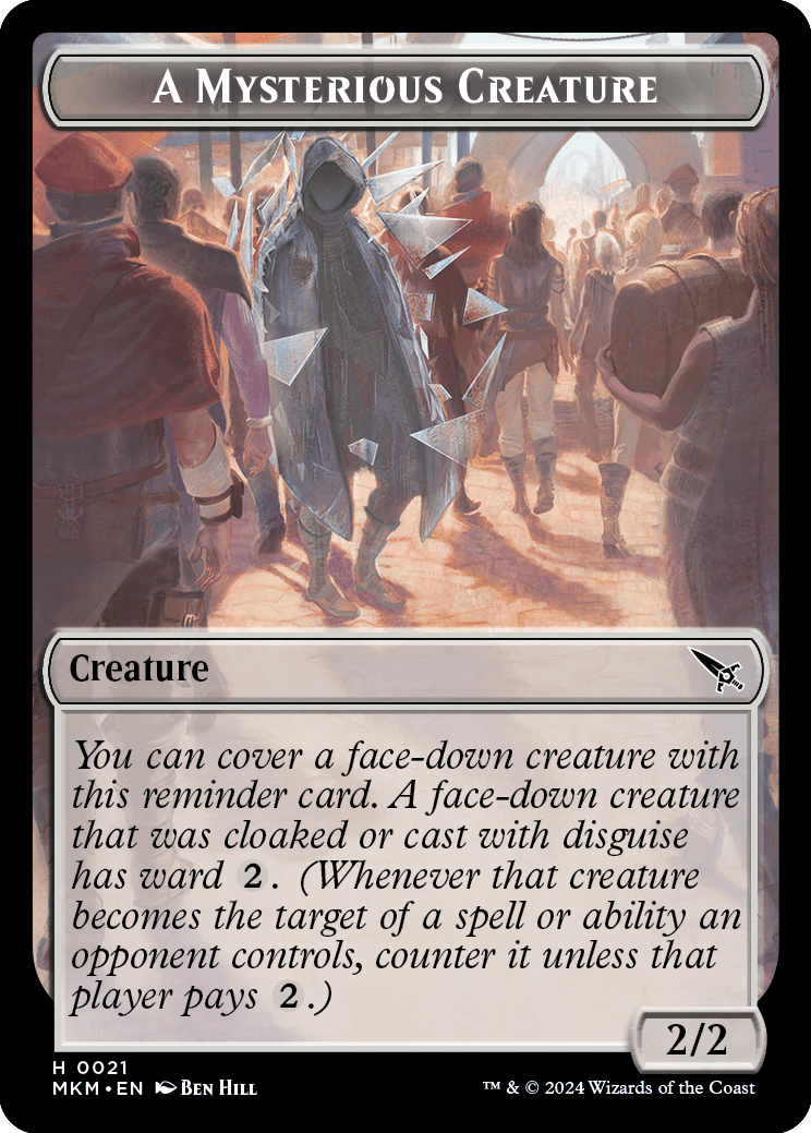A Mysterious Creature Token