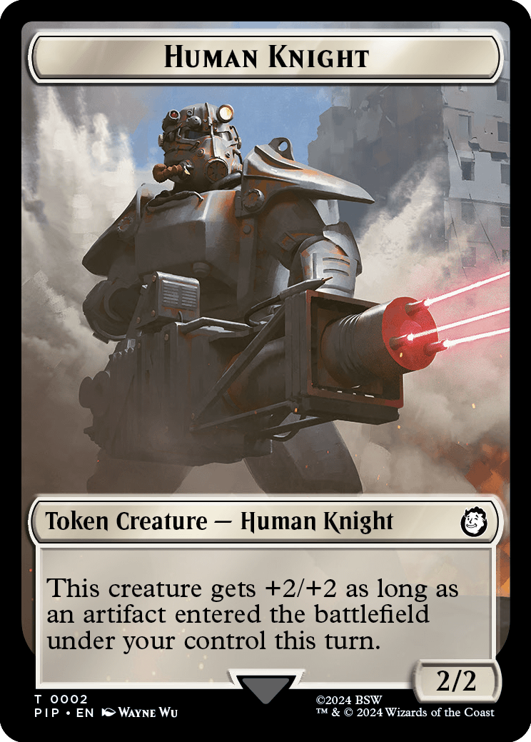 Human Knight Token // Copy Token