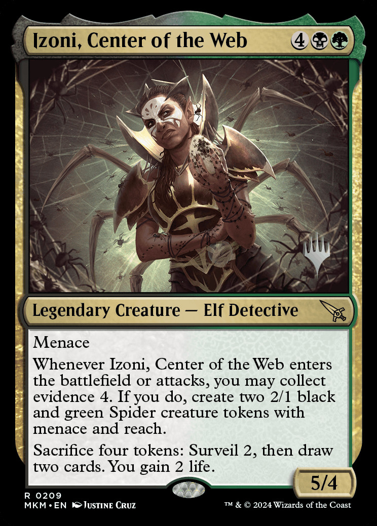 Izoni, Center of the Web
