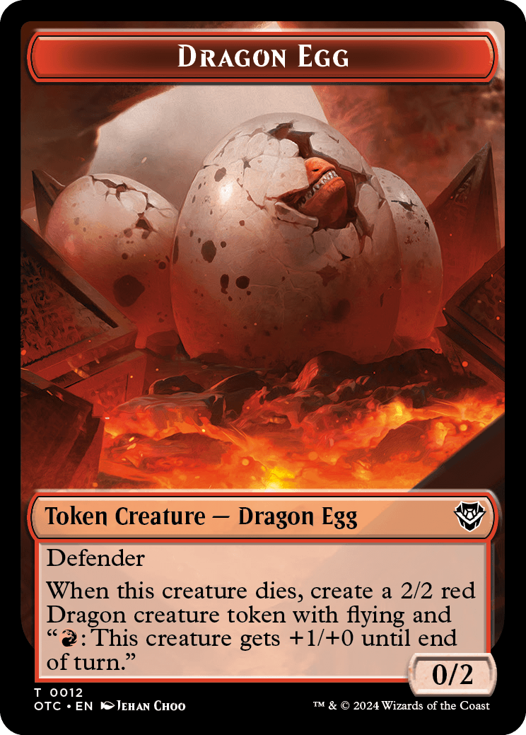 Dragon Egg Token // Dragon Token