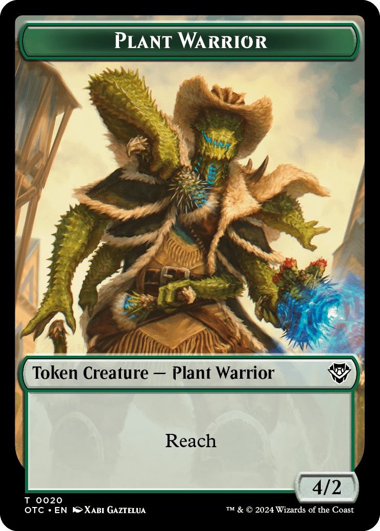 Plant Warrior Token // Plant Token