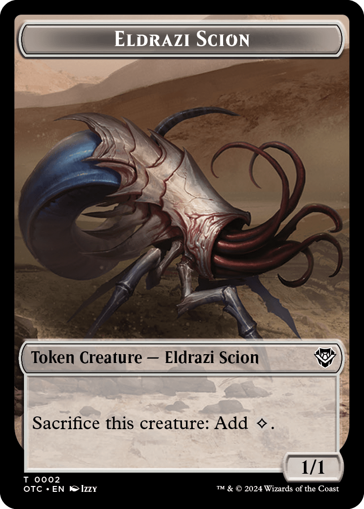 Eldrazi Scion Token // Manifest Token