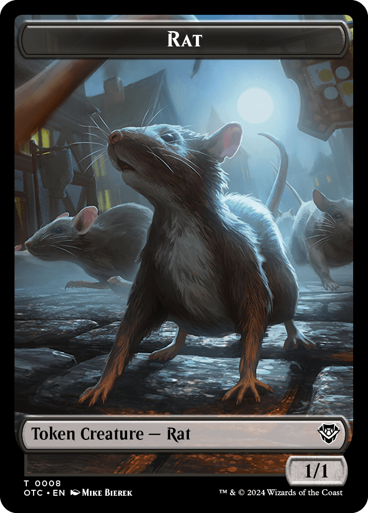 Rat Token // Blood Token