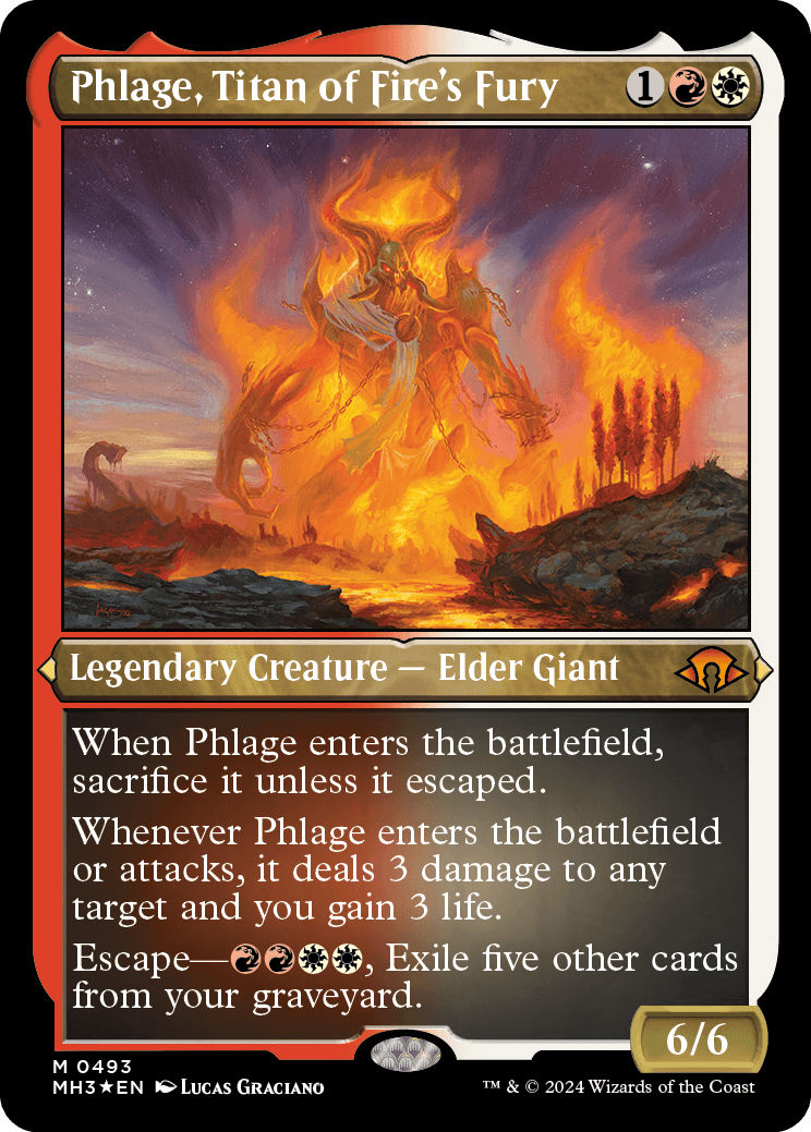 Phlage, Titan of Fire's Fury