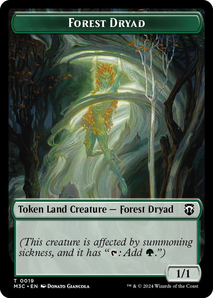 Forest Dryad Token // Vivien Reid Emblem