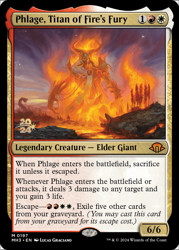 Phlage, Titan of Fire's Fury