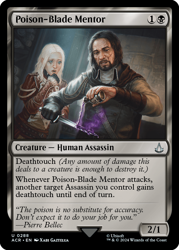 Poison-Blade Mentor